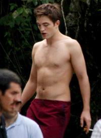 Traje de baño de Robert Pattinson