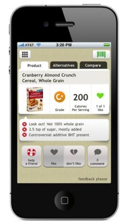 Fooducate™ mobiele app