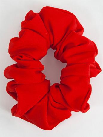 Katoenen scrunchie in Poppy (American Apparel, $ 6)