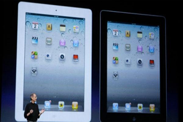 Steve JObs machen die Ankündigung des iPad 2