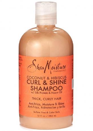 Beste Shampoos, die krauses, lockiges Haar tatsächlich glätten: Shea Moisture Coconut & Hibiscus Curl & Shine Shampoo | Sommerhaarpflege 2017
