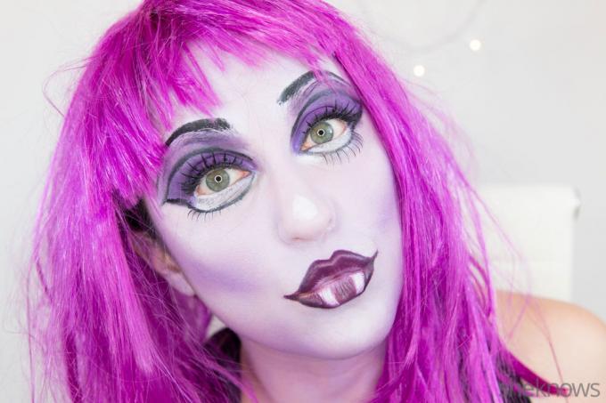 Samouczek makijażu na Halloween: Krok 18