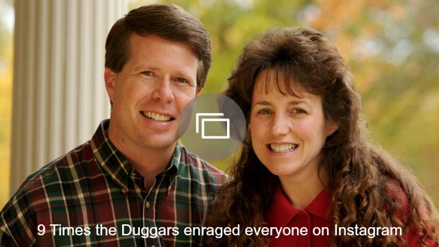 Duggars Instagram ieraksta slaidrāde