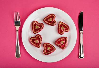 Assiette Saint Valentin 