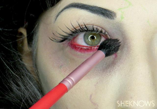 Snehvid zombie makeup