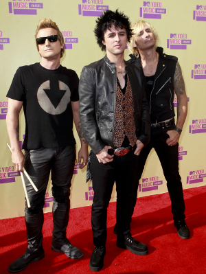 Grüner Tag bei den MTV Video Music Awards 2012
