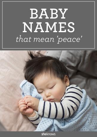 ειρηνικά ονόματα μωρών