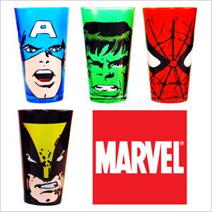 Sada skleněných sklenic Marvel