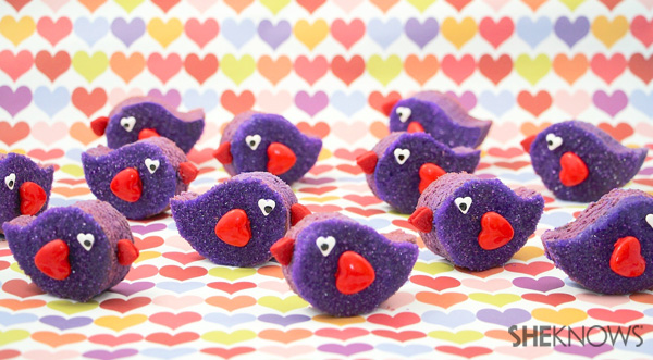 3D Lovebird-Kekse
