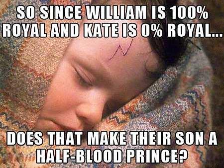 Harry Potter Royal Baby Meme