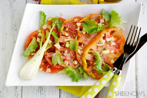  5 paprastos ir sveikos pomidorų salotos 