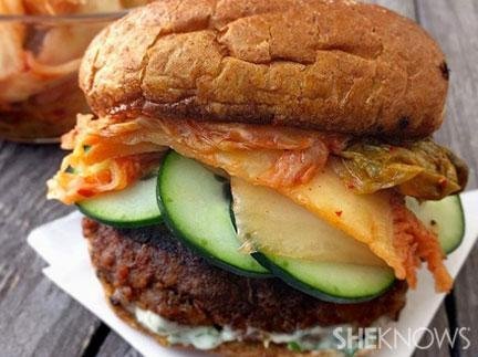 kimchi burger