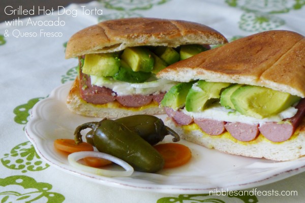 Torta de hot dog a la parrilla