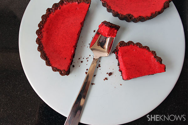 Cheesecake de veludo vermelho