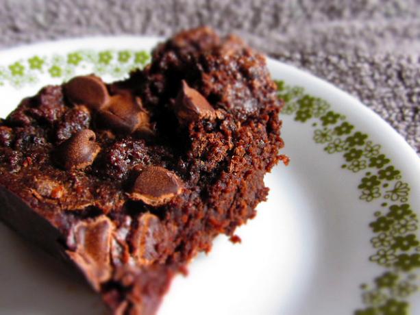 Budín de pan de chocolate amargo sin gluten