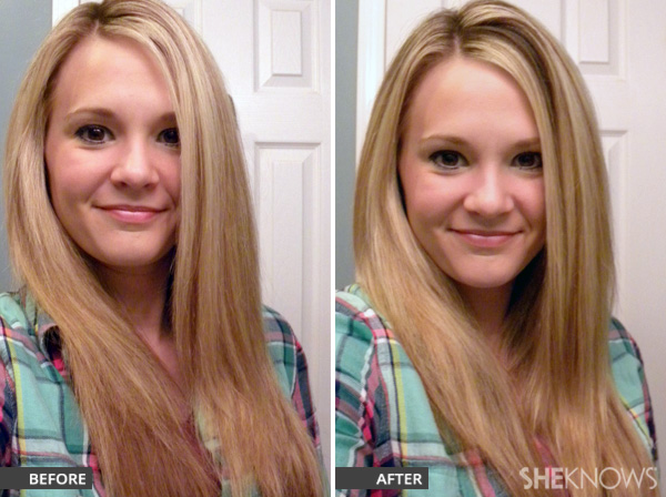 Подмладите косу пре и после фотографија