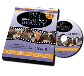 DVD " Bring it Home Beauty" с насадками для волос