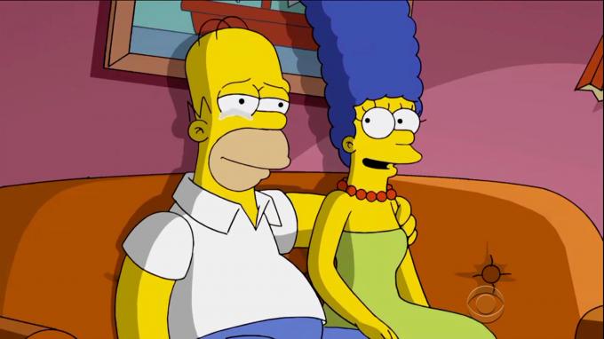 Хомер и Марге Симпсон