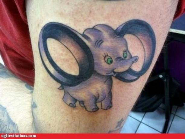 disney tatuaje dumbo