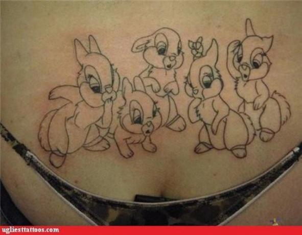 conejitos del tatuaje de Disney