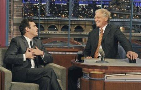 Joaquin Phoenix y David Letterman