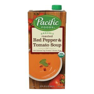 Органічний смажений червоний перець і томатний суп Pacific Foods