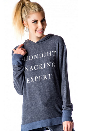 Wildfox Couture Midnight Atıştırmalık Uzmanı Çingene Hoodie 