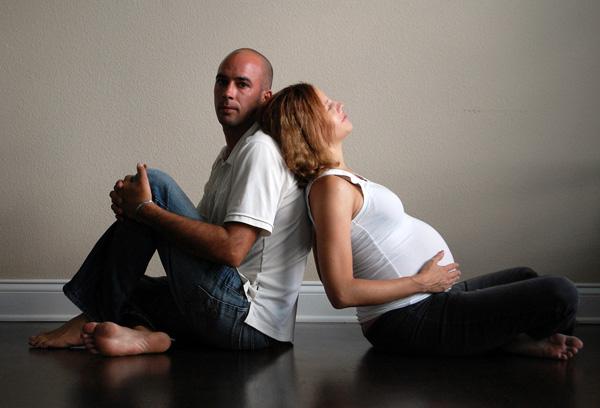 Lisa i Brent podczas ciąży