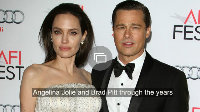Angelina Jolie und Brad Pitt im Laufe der Jahre