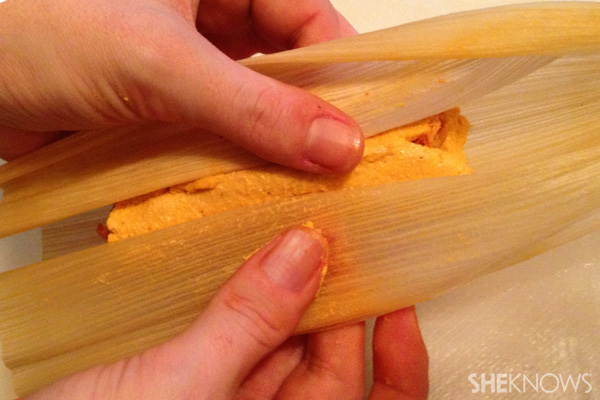 Receta de tamales navideños - paso 7