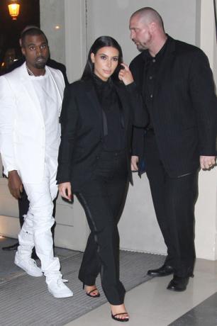 Noseča Kim Kardashian in Kanye West