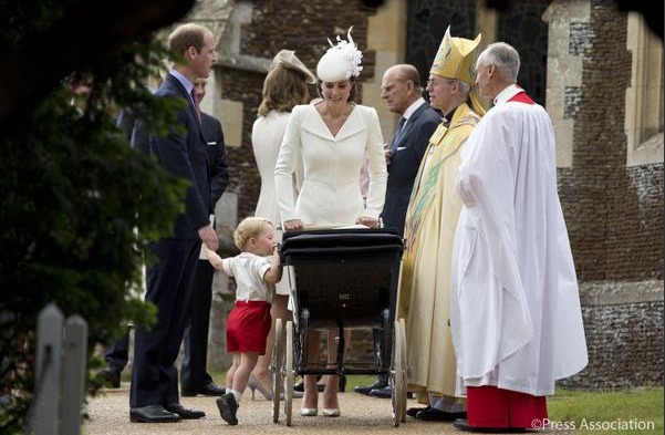 Krst princese Charlotte s princem Georgeom