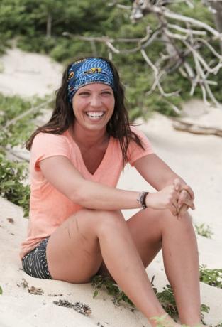 Sarah Lacina na obozie Survivor: Game Changers