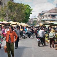 Rynek w Phnom Penh