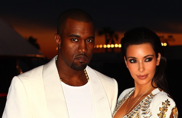 Kanye West und Kim Kardashian im Jahr 2012