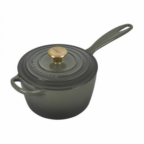 Фирмен тиган Le Creuset в мащерка