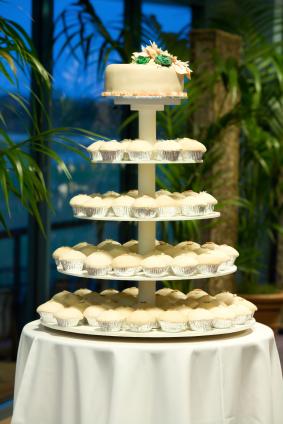 Cupcake kāzu torte
