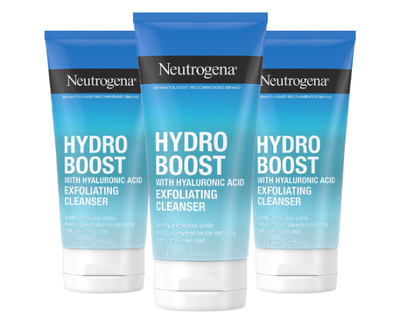
Neutrogena Hydro Boost Limpiador facial diario exfoliante suave con ácido hialurónico