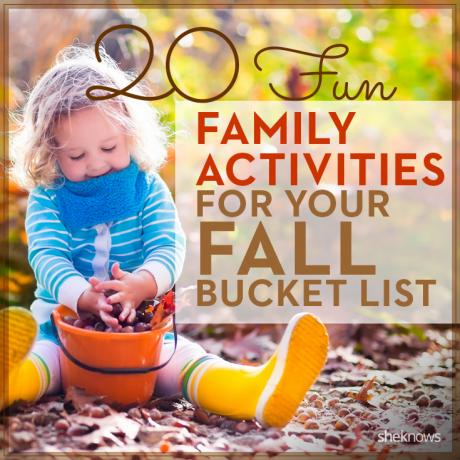 fall bucket list 