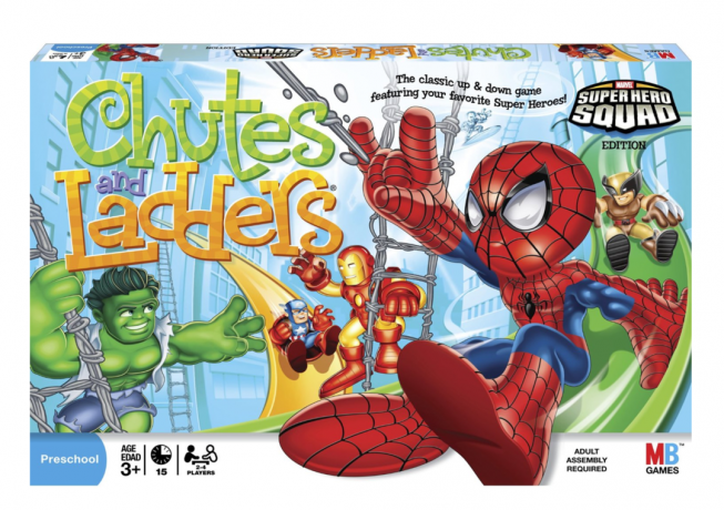 Super Hero Chutes and Ladders