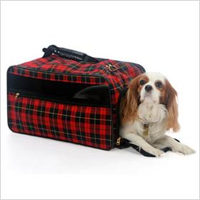 Bark-n-Bag Barkwell Classic Hundetragetasche in Plaid 