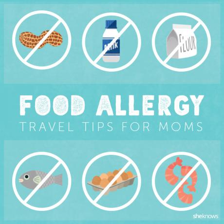 Tips perjalanan alergi makanan