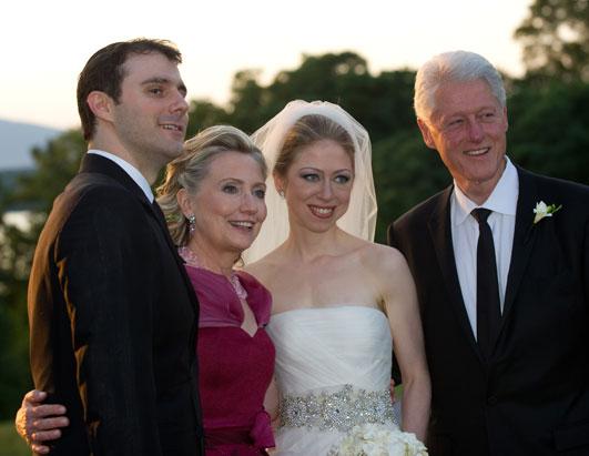 Poročna slika Chelsea Clinton 
