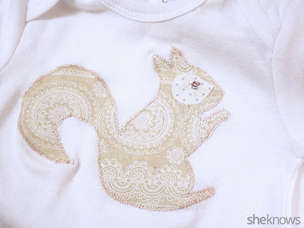 Applique onesie: დასრულდა