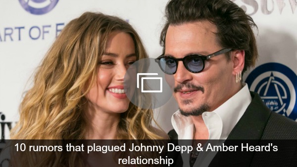 Johnny Depp i Amber usłyszeli plotki