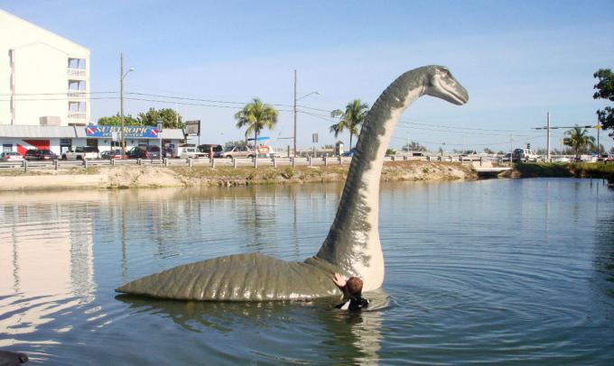 Loch Ness Monster Skulptur in Florida, 2008