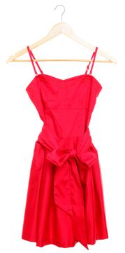 rotes Kleid
