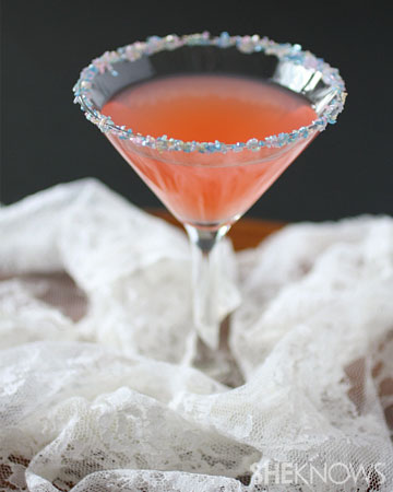 Édes cukor szegélyezett grapefruit martini