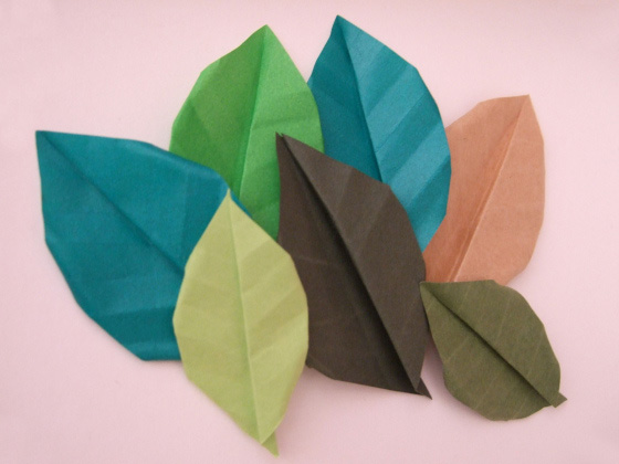 Folha de origami