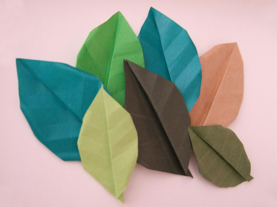 Foglia di origami